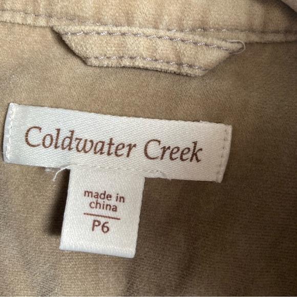 Coldwater Creek Women's Utility Jacket in Tan - Picture 2 of 8